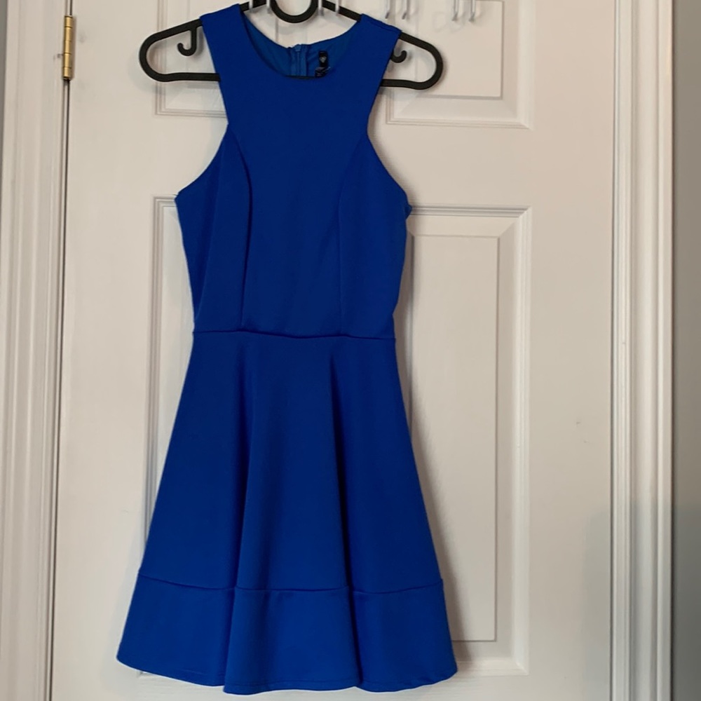 Love Culture Royal Blue Mini Dress